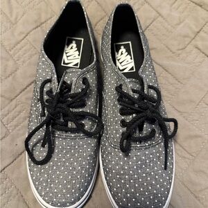 Vans Women's Black and White Polka Dot Sneakers